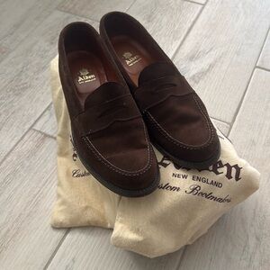 Alden Suede Brown Loafers